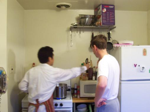 Kurt & Jeff in the kitchen