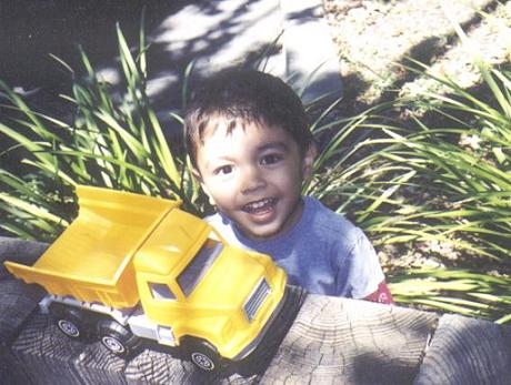 david and his yellow truck, June 2003