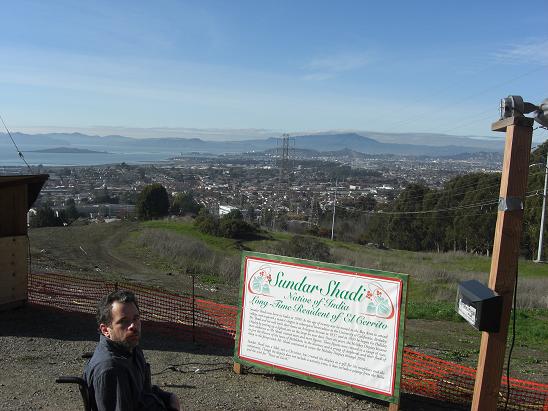 Tony at the Nativity Scene