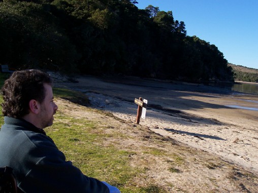 Tony at Heart's Desire Beach