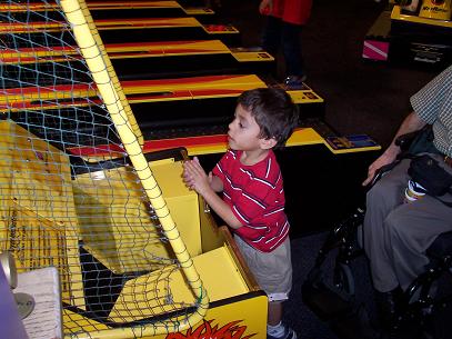 David at Chuckie Cheese