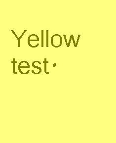 a yellow test image