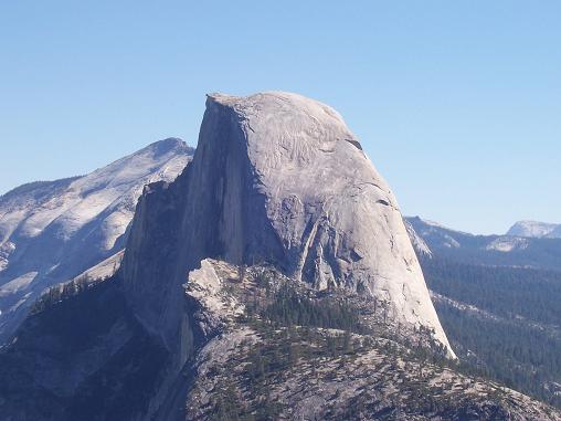 Half Dome up close